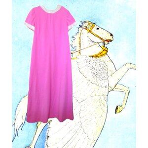 vintage plus size sequin pink maxi dress extra large xl party formal